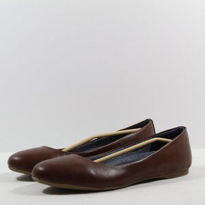 Dr. Scholl's Shoes Women's Giorgie Memory Foam Slip On Ballet Flats - Brown 8 US